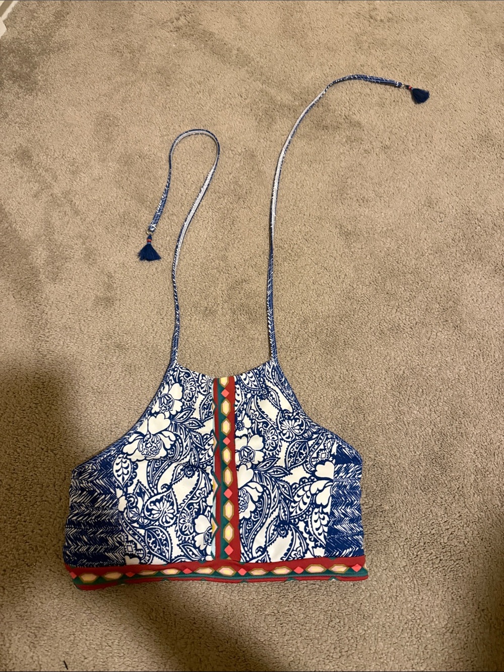 Loft tie swim top